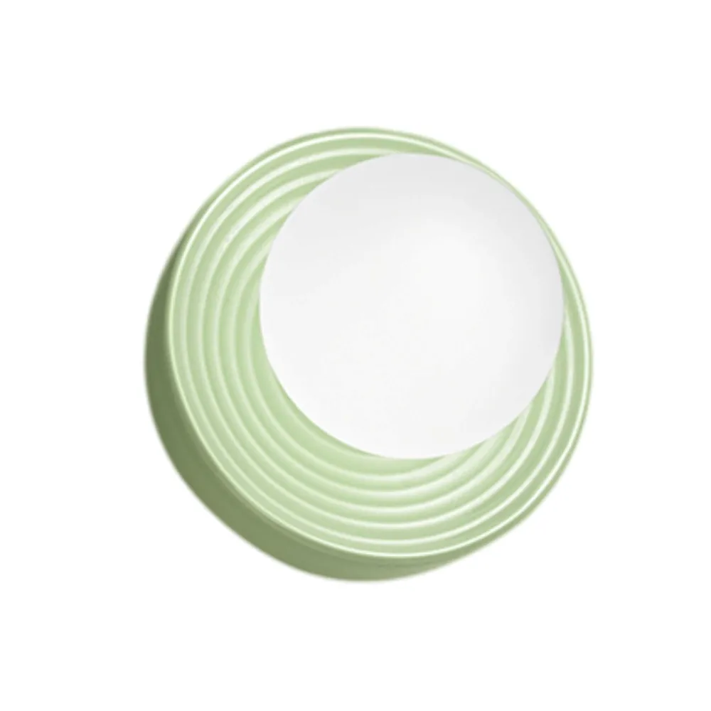 Applique Da Parete-Perenz Illuminazione Applique di ceramica verde tonda sfera vetro ceramic perenz