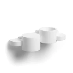 Applique Da Parete-Sforzin Illuminazione Applique di gesso bianca pitturabile chia sforzin design moderna