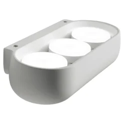Applique Da Parete-Sforzin Illuminazione Applique di gesso bianco moderno sforzin mysia