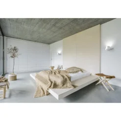 Applique Camera Da Letto-Sforzin Illuminazione Applique di gesso bianco per chia sforzin pitturabile