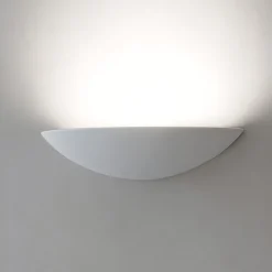 Applique Da Parete-Selezionato da Mazzolaluce Applique di gesso ceramica bianca