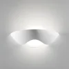 Applique Da Parete-Selezionato da Mazzolaluce Applique di gesso ceramico bianco pitturabile diffusore in vetro