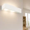 Applique Da Parete-Sforzin Illuminazione Applique di gesso 35cm sforzin teos triangolare