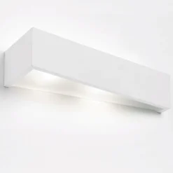 Applique Da Parete-Sforzin Illuminazione Applique di gesso 35cm sforzin teos triangolare