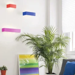 Applique Da Parete-Sforzin Illuminazione Applique di gesso 35cm sforzin teos triangolare
