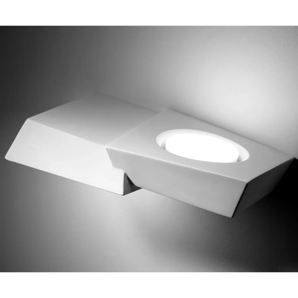 Applique Da Parete-Sforzin Illuminazione Applique di gesso design bianco sforzin anchise