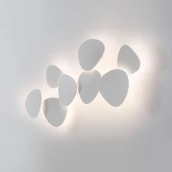 Applique Da Parete-Selezionato da Mazzolaluce Applique di gesso led 12w 3000k design moderna