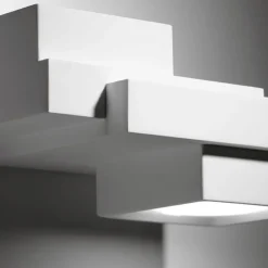 Applique Da Parete-Sforzin Illuminazione Applique di gesso 2 luci sopra sotto tecnico sforzin sibari