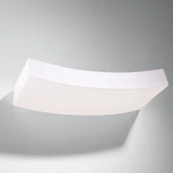 Applique Da Parete-Selezionato da Mazzolaluce Applique di gesso mensola curva bianca