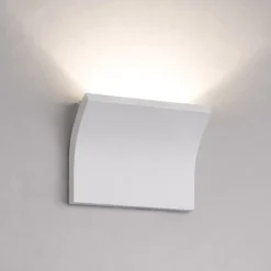 Applique Da Parete-Selezionato da Mazzolaluce Applique di gesso moderna bianco pitturabile per interni