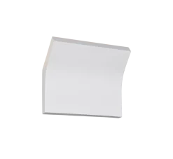 Applique Da Parete-Selezionato da Mazzolaluce Applique di gesso moderna bianco pitturabile per interni
