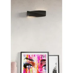 Applique Da Parete-Selezionato da Mazzolaluce Applique di gesso nero luce moderna design fp