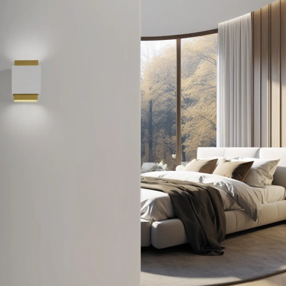 Applique Da Parete-Sforzin Illuminazione Applique di gesso syme sforzin bianco oro design moderna
