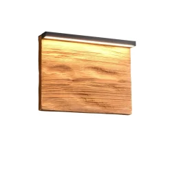 Applique Da Parete-Selezionato da Mazzolaluce Applique di legno moderno led 8w 3000k dimmerabile