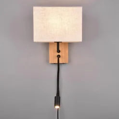 Applique Camera Da Letto-Selezionato da Mazzolaluce Applique di legno per comodino camera da letto rustica