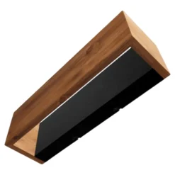 Applique Da Parete-Selezionato da Mazzolaluce Applique di legno rettangolare led dimmerabile 13,5w 3000k