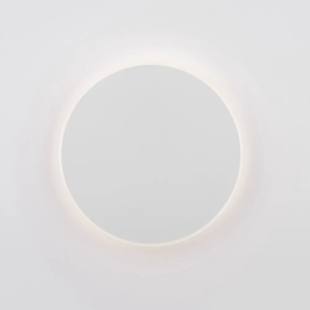 Applique Da Parete-Selezionato da Mazzolaluce Applique disco cerchio bianco moderna led 12w 3000k
