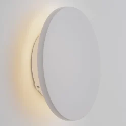 Applique Da Esterno-Selezionato da Mazzolaluce Applique disco led 12w 3000k bianco per esterno