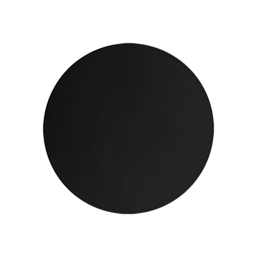 Applique Da Parete-Selezionato da Mazzolaluce Applique disco nero cerchio 40cm da parete moderna