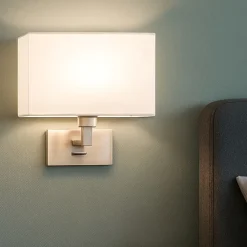 Applique Camera Da Letto-Perenz Illuminazione Applique di tessuto para hotel perenz da comodino per camera da letto