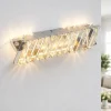 Applique Da Parete-Selezionato da Mazzolaluce Applique di vetro cristallo trasparente design led 9w 3000k dimmerabile