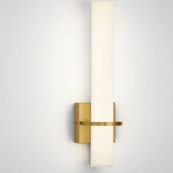 Applique Da Bagno-Selezionato da Mazzolaluce Applique dorata led 15w 4000k per bagno moderno 4000k