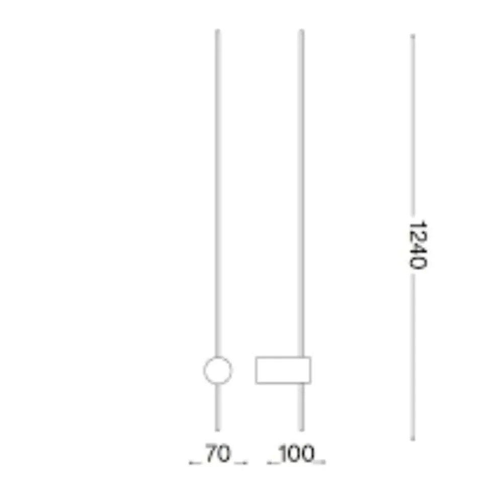Applique Da Parete-Ideal Lux Applique essence ap2 20w bianco moderna