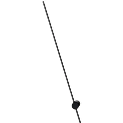 Applique Da Parete-Ideal Lux Applique essence ap2 20w 3000k nero design moderna 124cm