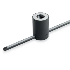 Applique Da Parete-Ideal Lux Applique essence ap2 20w 3000k nero design moderna 124cm