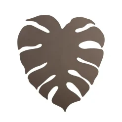 Applique Da Parete-Selezionato da Mazzolaluce Applique foglia monstera marrone da parete