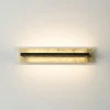 Applique Da Parete-Perenz Illuminazione Applique foglia oro nero led 18w cct girevole