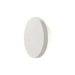 Applique Da Parete-Selezionato da Mazzolaluce Applique gesso rotondo bianco moderno led 6w 3000k