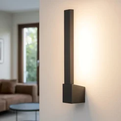 Applique Da Parete-Perenz Illuminazione Applique girevole led cct 14w moderna nero elle