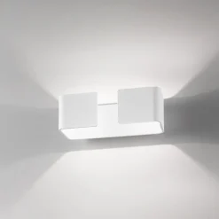 Applique Da Parete-IsyLuce Applique graffa led 10w 4000k bianco moderna