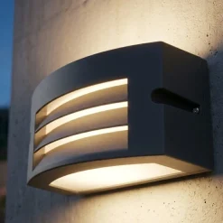 Applique Da Esterno-Selezionato da Mazzolaluce Applique grafite per esterni moderna led 3000k ip65