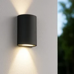 Applique Da Esterno-Selezionato da Mazzolaluce Applique grafite per esterno balcone led 12w 3000k biemissione