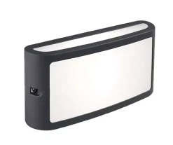 Applique Da Esterno-Selezionato da Mazzolaluce Applique grigio led per esterno 10w 4000k