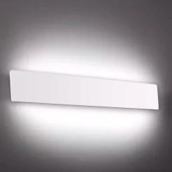 Applique Da Parete-Ideal Lux Applique zig zag ap d53 bianco led 23w 3000k moderna