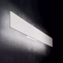 Applique Da Parete-Ideal Lux Applique zig zag ap d53 bianco led 23w 3000k moderna