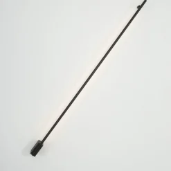 Applique Da Parete-Selezionato da Mazzolaluce Applique incrocio 90cm sporgenza 7cm nera led 15w 3000k moderna
