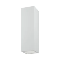 Applique Da Parete-Selezionato da Mazzolaluce Applique in gesso bianco parallelepipedo