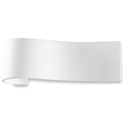 Applique Da Parete-Selezionato da Mazzolaluce Applique in gesso ceramica vela bianca moderna