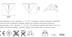 Applique Da Parete-Selezionato da Mazzolaluce Applique in gesso led cristaly da incasso angolare 13w 3000k pitturabile