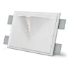 Applique Da Parete-Selezionato da Mazzolaluce Applique in gesso led cristaly da incasso a scomparsa parete verniciabile 13w 4000k