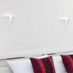 Applique Da Parete-Selezionato da Mazzolaluce Applique in gesso led cristaly da incasso a scomparsa parete verniciabile 13w 4000k