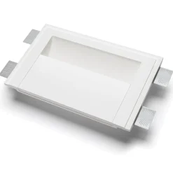 Applique Da Parete-Selezionato da Mazzolaluce Applique in gesso led cristaly da incasso parete 21,5w 2700k bianca