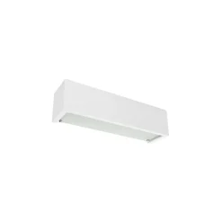 Applique Da Parete-Linea Light Applique in gesso led 3000k gypsum w1 mono emissione