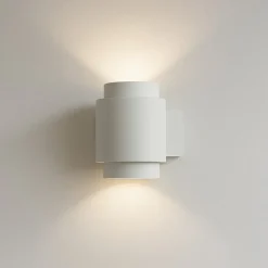 Applique Da Parete-Sforzin Illuminazione Applique in gesso moderna bianco sforzin syme