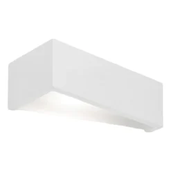 Applique Da Parete-Sforzin Illuminazione Applique in gesso squadrata teos sforzin