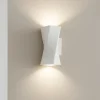Applique Da Parete-Selezionato da Mazzolaluce Applique intrecciato di gesso bianco moderna luce biemissione